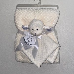 Lamb Security Blanket and Matching Blanket